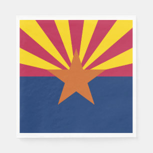 Serviette En Papier Drapeau de l'État de l'Arizona