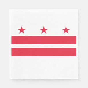 Serviette En Papier Drapeau de l'État de Washington DC