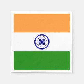 Serviette En Papier Drapeau de l'Inde
