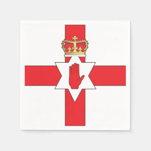 Serviette En Papier Drapeau de l'Irlande du Nord