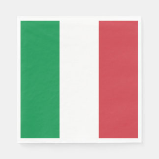 Serviette En Papier Drapeau de l'Italie