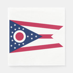 Serviette En Papier Drapeau de l'Ohio
