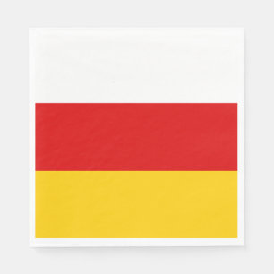 Serviette En Papier Drapeau de l'Ossétie du Sud