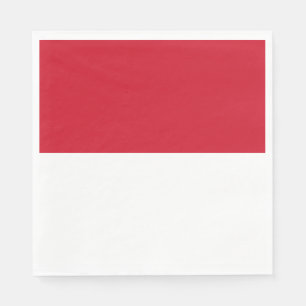 Serviette En Papier Drapeau de Monaco
