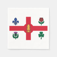 Drapeau de Montréal (Québec)