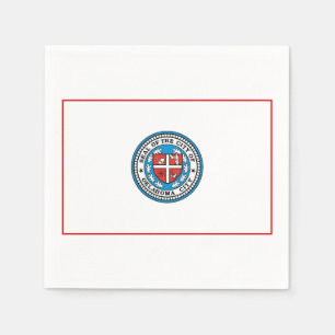 Serviette En Papier Drapeau de Oklahoma City (Oklahoma)