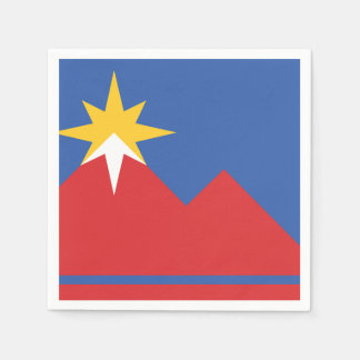 Serviette En Papier Drapeau de Pocatello, Idaho