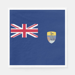 Serviette En Papier Drapeau de Sainte-Hélène