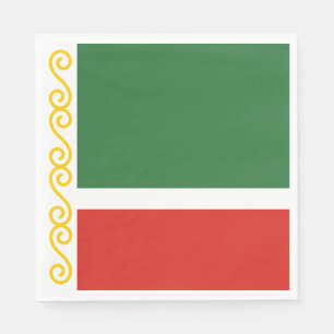 Serviette En Papier Drapeau de Tchétchénie