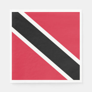 Serviette En Papier Drapeau de Trinité-et-Tobago
