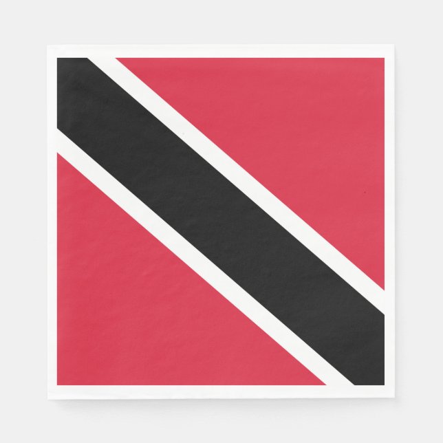 Serviette En Papier Drapeau de Trinité-et-Tobago (Devant)