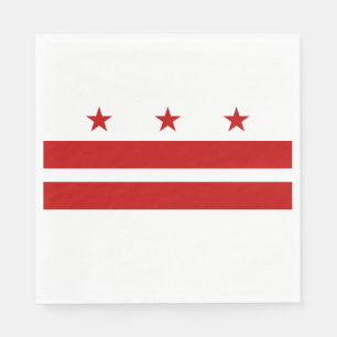 Serviette En Papier Drapeau de Washington DC