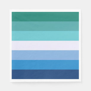 Serviette En Papier Drapeau des hommes gais (symbole LGBT) (Gay pride)