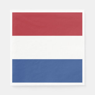 Serviette En Papier Drapeau des Pays-Bas
