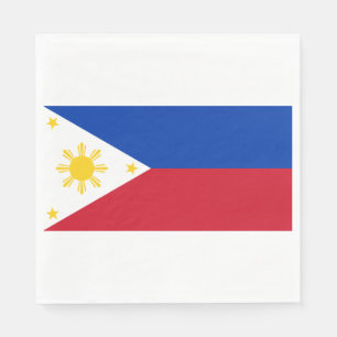Serviette En Papier Drapeau des Philippines