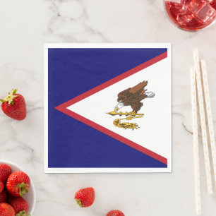 Serviette En Papier Drapeau des Samoa américaines