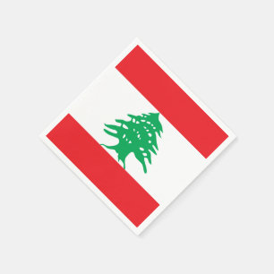 Serviette En Papier Drapeau des serviettes de papier du Liban
