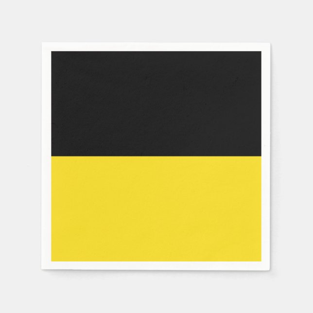 Serviette En Papier Drapeau des serviettes du Bade-Wurtemberg (Devant)