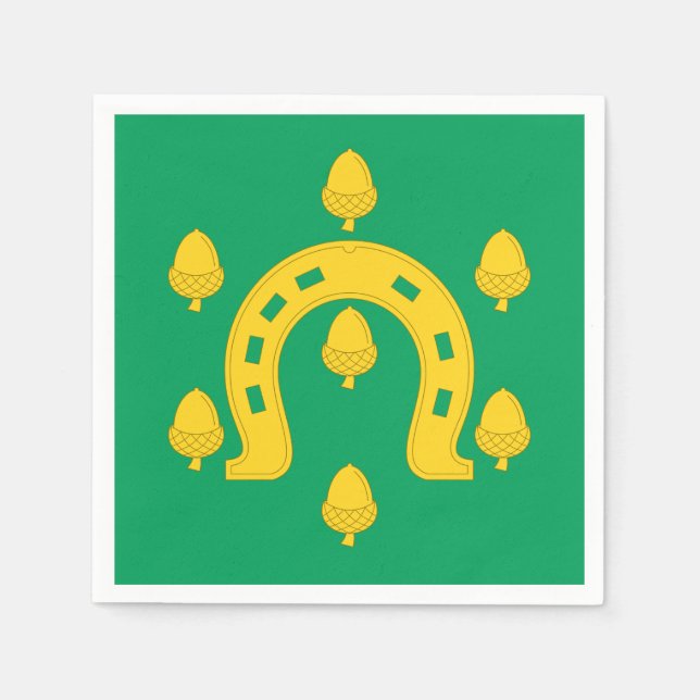 Serviette En Papier Drapeau des serviettes Rutland (Devant)