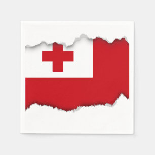 Serviette En Papier Drapeau des Tonga
