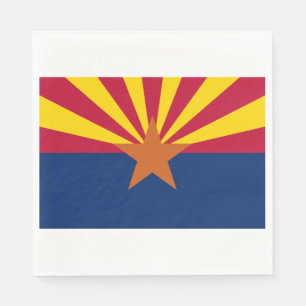 Serviette En Papier Drapeau d'État de l'Arizona