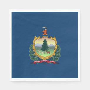 Serviette En Papier Drapeau d'État du Vermont