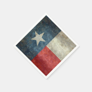 Serviette En Papier Drapeau d'état Texas style rétro vintage Papier Na
