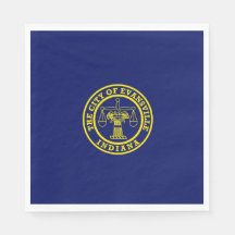 Drapeau d'Evansville (Indiana)