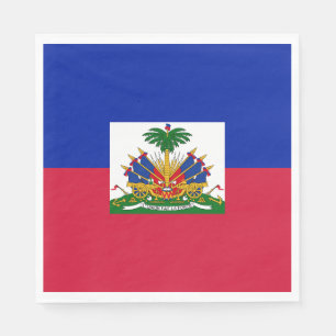 Serviette En Papier Drapeau d'Haïti
