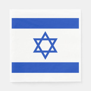 Serviette En Papier Drapeau d'Israël