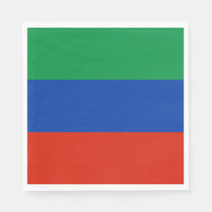 Serviette En Papier Drapeau du Daghestan