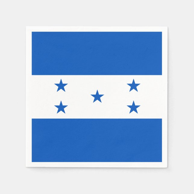 Serviette En Papier Drapeau du Honduras (Devant)