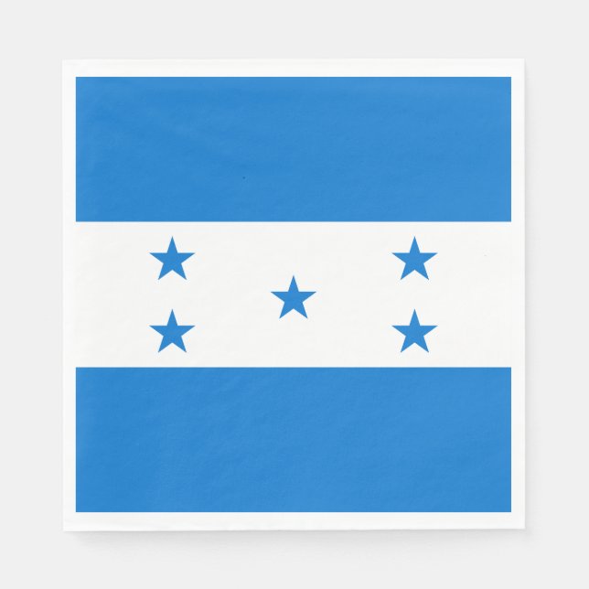 Serviette En Papier Drapeau du Honduras (Devant)