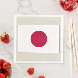 Serviette En Papier Drapeau du Japon : Hinomaru, Nisshōki, Red Rising