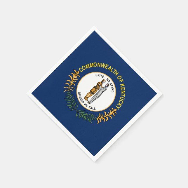Serviette En Papier Drapeau du Kentucky (Coin)