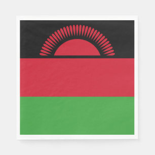 Serviette En Papier Drapeau du Malawi