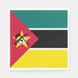 Serviette En Papier Drapeau du Mozambique