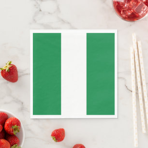 Serviette En Papier Drapeau du Nigeria