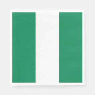 Serviette En Papier Drapeau du Nigeria
