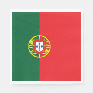 Serviette En Papier Drapeau du Portugal