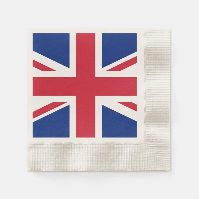 Serviette En Papier Drapeau du Royaume-Uni (Devant)