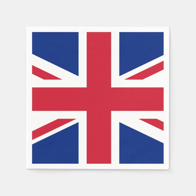 Serviette En Papier Drapeau du Royaume-Uni (Devant)