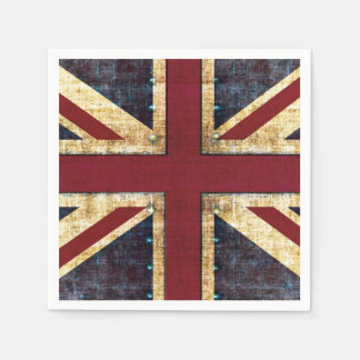 Serviette En Papier Drapeau du Royaume-Uni d'Union Jack