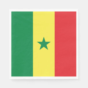 Serviette En Papier Drapeau du Sénégal