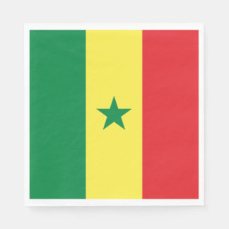 Serviette En Papier Drapeau du Sénégal