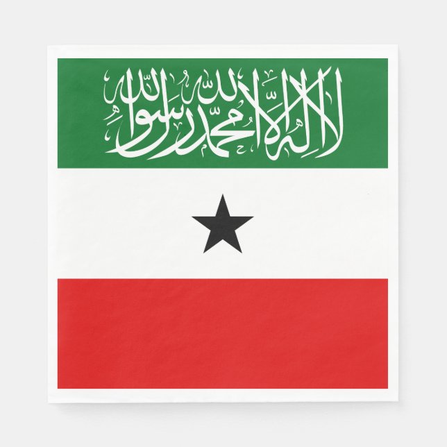 Serviette En Papier Drapeau du Somaliland (Devant)
