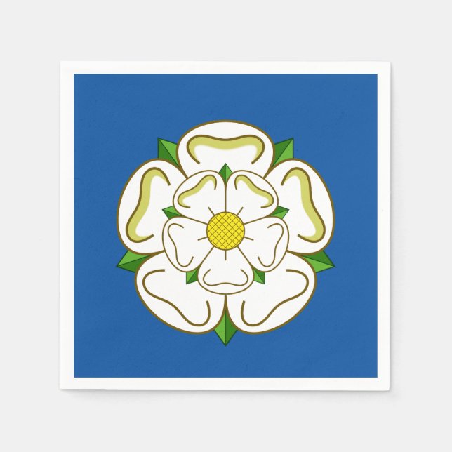 Serviette En Papier Drapeau du Yorkshire (Devant)