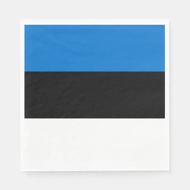Serviette En Papier Drapeau estonien (Devant)