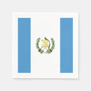 Serviette En Papier Drapeau : Guatemala