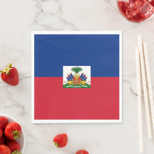 Serviette En Papier Drapeau Haïti